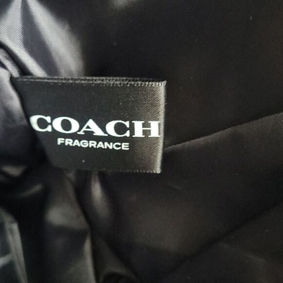 Coach Fragrance Black Fabric & Glitter Tote - Picture 4 of 4